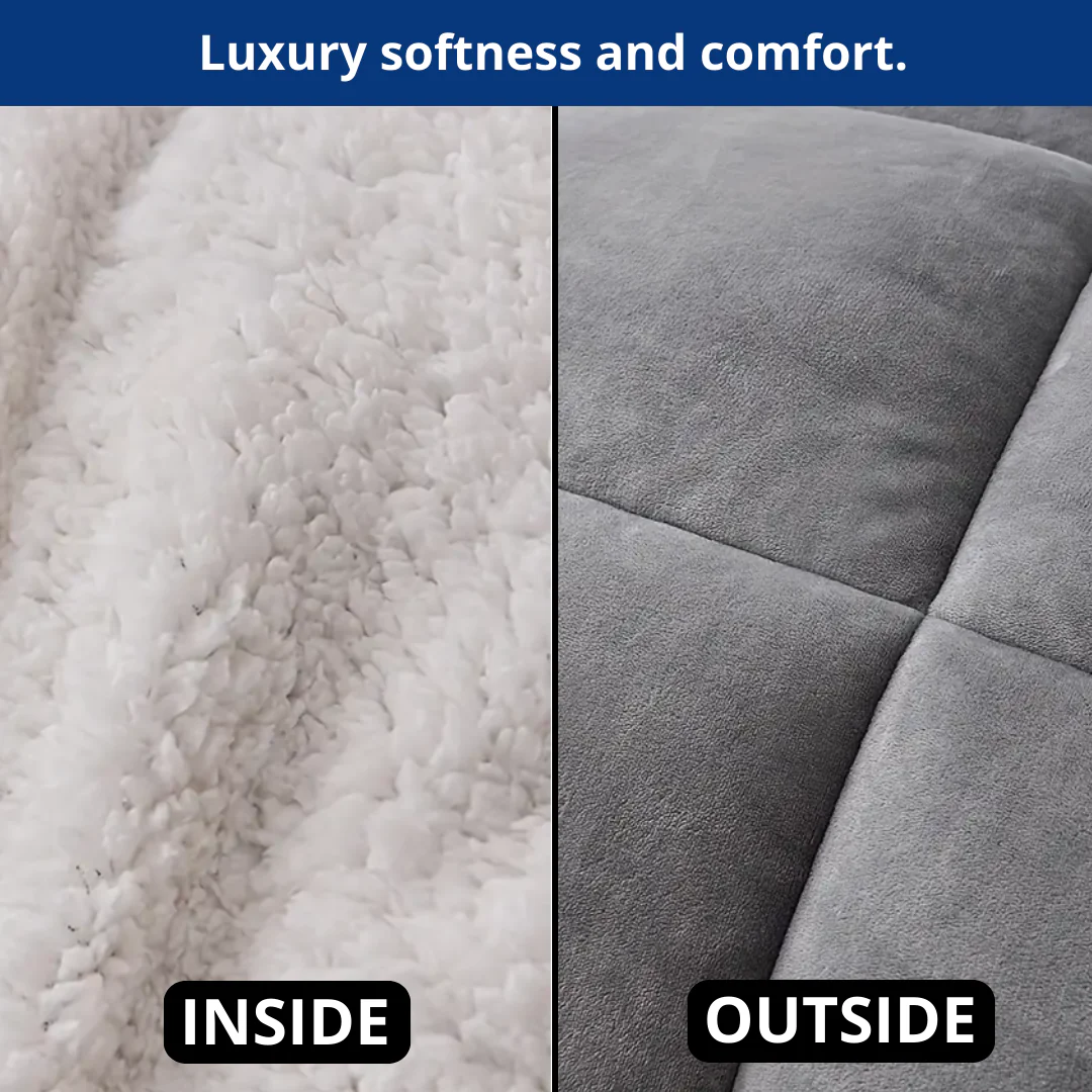 Luxury Sherpa Comforter  Doona Quilt